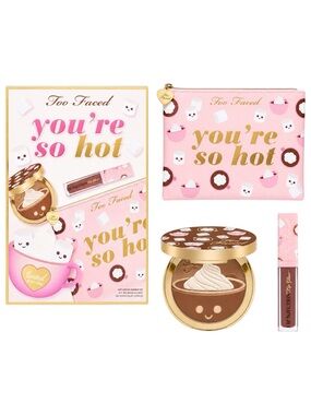 TOO FACED YOU’RE SO HOT-HOT COCOA BRONZER & LIP GLOSS SET - BNIB